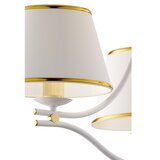 Jupiter 2085 - luster na lancu SAMBA 3xE27/15W/230V bela/zlatna | Eponuda.com