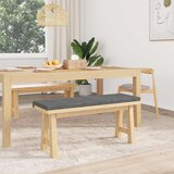  Jastučić za klupu Plišani kord Svjetlosiva Dubina 35 cm | shoptok.hr