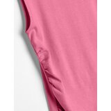 Sinsay Pamučna bluza bez rukava s ukrasnim naborima | shoptok.hr