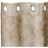  Baršunaste zavjese sa zavjesama 2 pcs Krema 245 x 140 cm Baršun | shoptok.hr