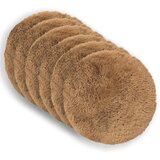  Presvlaka za jastuk 6 pcs HEERLEN Sivosmeđa Ø 50 cm PV flis | shoptok.hr