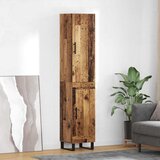vidaXL Highboard Staro drvo 34,5 x 34 x 180 cm Konstruirano drvo | shoptok.hr