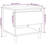 vidaXL Nočna omarica siva sonoma 50x46x50 cm inženirski les | Shoptok.si