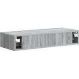 Stolna montirana na zid Siva sonoma 87,5 x 34,5 x 17 cm | shoptok.hr
