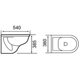 Sanotechnik wc deska mdf soft close (29610) | Shoptok.si