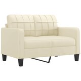  2-dijelni set sofa s jastucima krem od umjetne kože | shoptok.hr