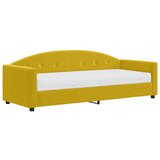  Dnevni krevet s madracem žuti 80 x 200 cm baršunasti | Eponuda.com