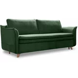 Miuform Zelena baršunasta sklopiva sofa 225 cm –