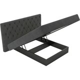 Modern Living Oblazinjena Postelja Pedro, Črna, 120x200 | Shoptok.si