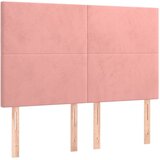  Boxspring - Krevet s oprugama i madracem ružičasti 140x190 cm baršunasti - Ružičasta 140 x 190 cm Gladak dizajn | shoptok.hr
