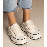Gemre White women's high-sole sneakers Kallara | shoptok.hr