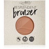 puroBIO cosmetics Resplendent bronzer nadomestno polnilo odtenek 05 Warm Brown 9 g Cene
