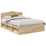  Okvir za krevet Sonoma 160 x 200 cm Čvrsto borovo drvo | shoptok.hr