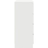  Komoda s ladicama bijela 71x35x84 cm izrađeno drvo | shoptok.hr