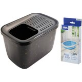 Savic Hop In kutija za pijesak mramorna Početni set: WC mramorni crna/zlatna + 6 Bag It Up | shoptok.hr
