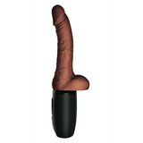 KING COCK PLUS Toplotni Vibrator Triple Threat Brown | Shoptok.si