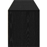 TV ormar s LED lampama s ladicama Crni hrast 162 x 34 x 40 cm | shoptok.hr