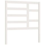 Uzglavlje za krevet bijelo 81 x 4 x 104 cm od masivne borovine | shoptok.hr