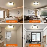  Brilagi-LED prigušiva svetiljka sa senzorom ULTRA SLIM LED/18W/230V, prečnik 30 cm + daljinski upravljač | Eponuda.com