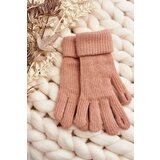 Kesi Women's smooth gloves, pink Cene