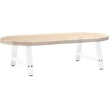  Noge za klubsko mizico v obliki črke A, 2 kosa, bele, 70 x (30-31) cm, jeklo, (22124027) | Shoptok.si