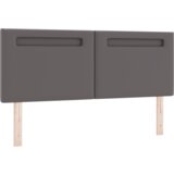  Vzglavje Preprosta Oblika Sivo 160 cm Umjetno Usnje, (22008610) | Shoptok.si