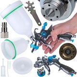 Rosfix SPRINT HP Lakirni Pištol – Šoba 1,4 mm, Visok Tlak | Posoda 600 ml, Navoj 1/4", 3–4 bar, (5000244505) | Shoptok.si
