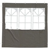  Zid šatora za zabavu 2 pcs 200 x 195 cm Antracit PE i čelik | Eponuda.ba