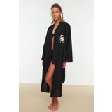 Trendyol Black Lobster Embroidered Kimono&Caftan | shoptok.hr
