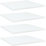 Police za knjige 4 kom bijele 40x40x1,5 cm konstruirano drvo | shoptok.hr