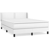  The Living Store Box spring postelja z vzmetnico bel 140x190 cm umetno usnje - Box Spring Postelja, (21449902) | Shoptok.si