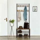  Stalak za kapute NAVOR braon/crna | Eponuda.com