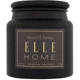 Elle Home Wood & Tonka 350 g dišeča svečka