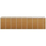  Vrtno spremište svjetlosmeđe 191 x 725 x 198 cm pocinčani čelik | shoptok.hr