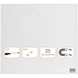 Nobo Tabla steklena 300x300 diamond magnetna bela 1903956, (5000347962) Cene