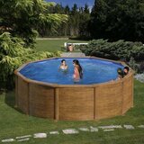 Okrugli montažni bazen pacific wood set 350x120cm Cene