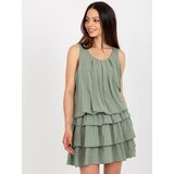Och Bella Dress-TW-SK-BI-8139.44-khaki | Shoptok.si
