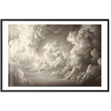 Plakat Whisper of Illuminated Clouds: Soft Light Play in the Sky Theater 42x29.7 Crni okvir s margom | shoptok.hr