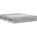  Konstrukcija postelje z vzglavjem Siva Sonoma 180 x 200 cm, (5000103713) | Shoptok.si