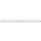  Polica na zidu Zidne 4 pcs Bijeli mramor 120 x 23,5 x 4 cm | shoptok.hr