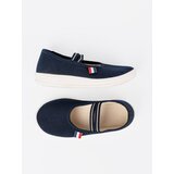 Shelvt Lightweight navy blue shoes with elastic strap | shoptok.hr