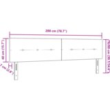  LED Uzglavlje s dugmadima tamnoplave boje 100 cm baršun | shoptok.hr