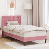  Krevetna konstrukcija Ružičasta 100 x 200 cm Baršun | shoptok.hr
