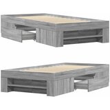  Okvir za krevet boja hrasta 90x190 cm od konstruiranog drva | shoptok.hr