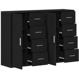  Kreveta 2 pcs Crni hrast 60 x 31 x 84 cm Konstruirano drvo | Eponuda.com