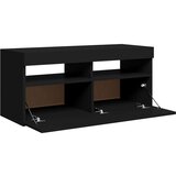 vidaXL TV ormarić s LED svjetlima crni 90x35x40 cm | shoptok.hr