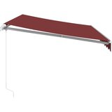 Tenda na ručno uvlačenje s LED bordo 350 x 250 cm | Eponuda.com