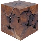  Stolci 2 kom smeđi 40x40x45 cm od masivne tikovine | shoptok.hr
