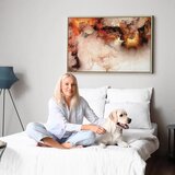  Slika - Volcanic Abstraction (1 Part) Wide 60x40 U prirodnom drvenom okviru | shoptok.hr