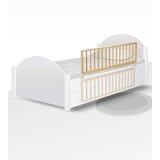 Cam zaštita za krevet Wooden Bedrail - Natural (Wood) | shoptok.hr